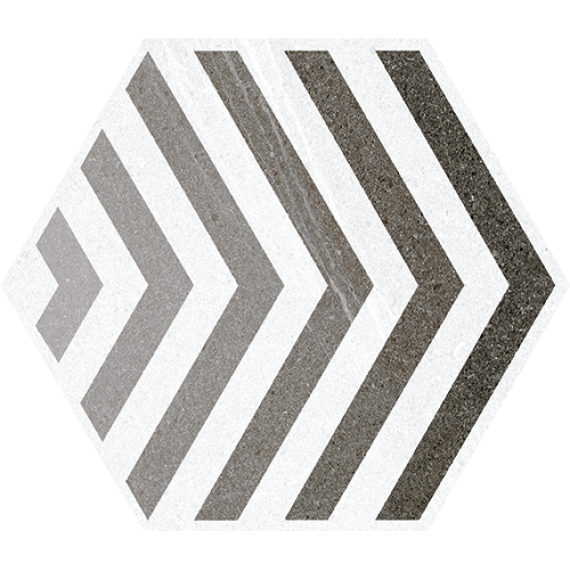 Керамогранит Hexagono Lacroix Gris 23x26,6