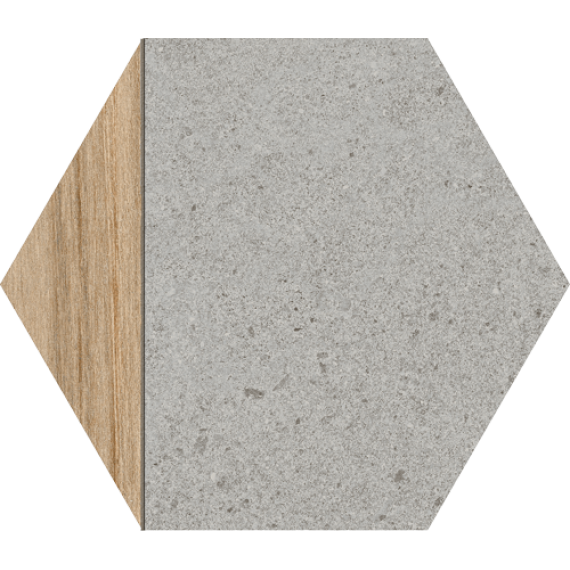 Керамогранит Hexagono Ligard Gris 23x26,6