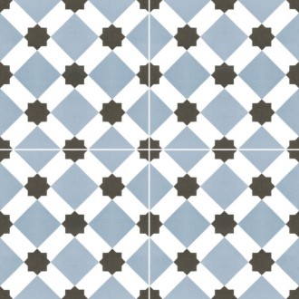 Howard Blue Pre-cut Satin 45,2x45,2