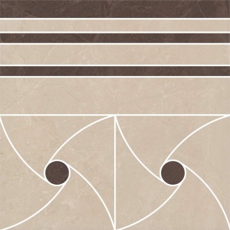 ID108T Керамогранит Декор Версаль наборный 30x30x0,9