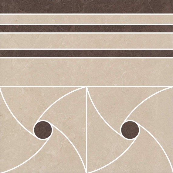 Керамогранит ID108T Керамогранит Декор Версаль наборный 30x30x0,9