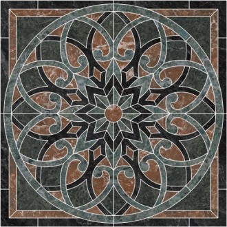 ID110 Керамогранит Риальто наборный лаппатированный 120x120