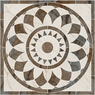 ID111 Керамогранит Декор Театро наборный 100*100