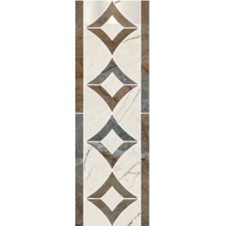 ID112 Керамогранит Бордюр Театро наборный 50.2*16.5