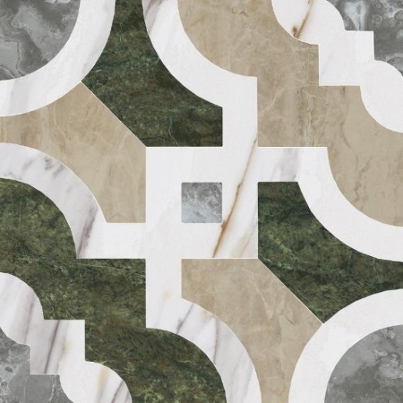 Керамогранит ID136 Керамогранит Риальто Нобиле 1 наборный лаппатированный 30x30