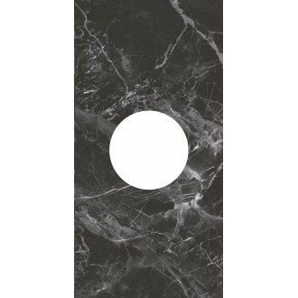 ID160 Декор Коррер наборный чёрный глянцевый 30x60x0,9