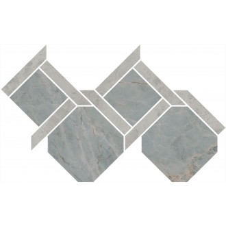 ID166 Керамогранит Декор Риальто 2 наборный лаппатированный 48x29,5x0,9