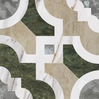 ID172 Керамогранит Декор Риальто Нобиле наборный лаппатированный 30x30x0,9