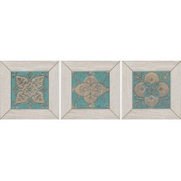 ID57 Керамогранит Меранти белый мозаичный 13х13