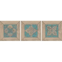 ID61 Керамогранит Меранти пепельный светлый мозаичный 13х13