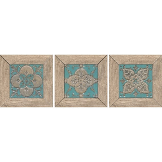 Керамогранит ID61 Керамогранит Меранти пепельный светлый мозаичный 13х13