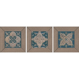 ID62 Керамогранит Меранти пепельный мозаичный 13х13