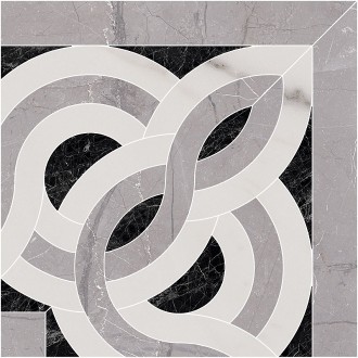 ID71 Керамогранит Риальто угол серый 20х20