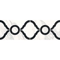 ID91 Керамогранит Фрагонар бордюр наборный белый 30*9.9