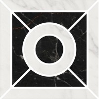 ID93 Керамогранит Фрагонар декор наборный белый 9.9*9.9