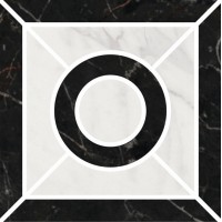 ID94 Керамогранит Фрагонар наборный чёрный 9.9*9.9