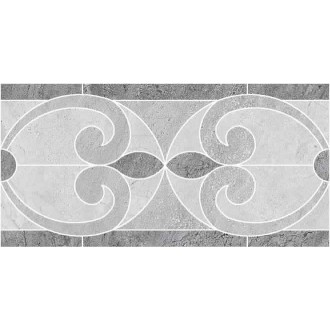 ID99 Керамогранит Бордюр Монтаньоне наборный 40.2х19.9