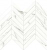 IMP002L Chevron Lapp. Statuario 24,7Х30