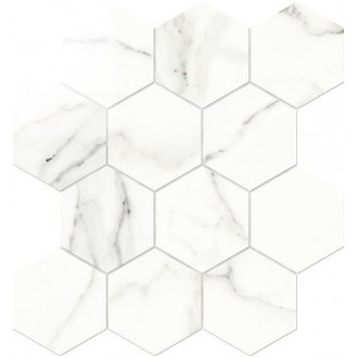 IMP003L Esagona Lapp. Statuario 29,1x25,2