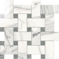 IMP007L Intreccio Lapp. Statuario 30Х30