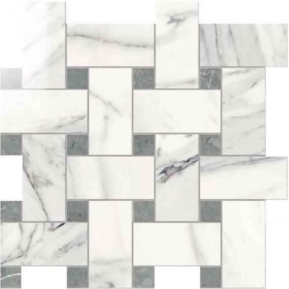 Мозаика IMP007N Intreccio Silk Statuario 30Х30