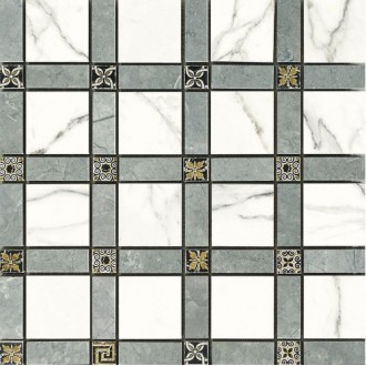 IMP009L Cassettone Lapp. Statuario 30x30