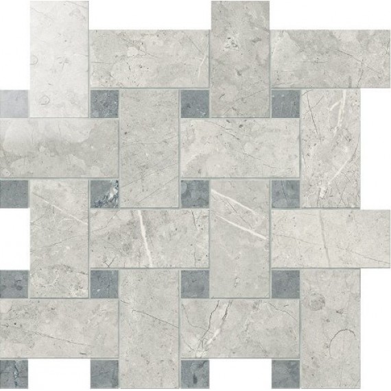 Мозаика IMP117L Intreccio Lapp. London Grey 30Х30