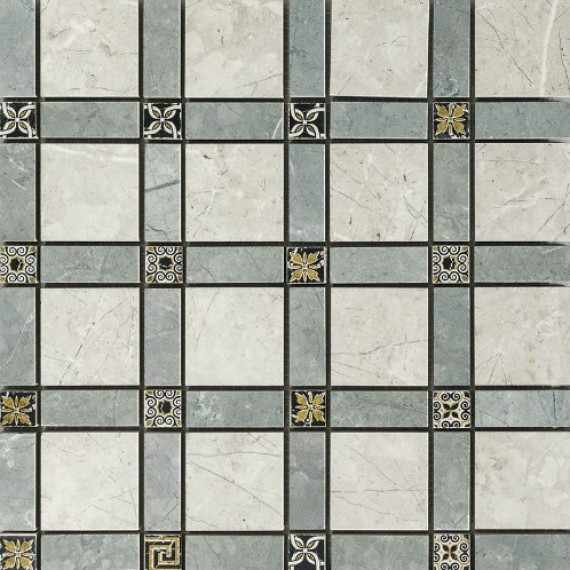 Мозаика IMP119L Cassettone Lapp. London Grey 30x30