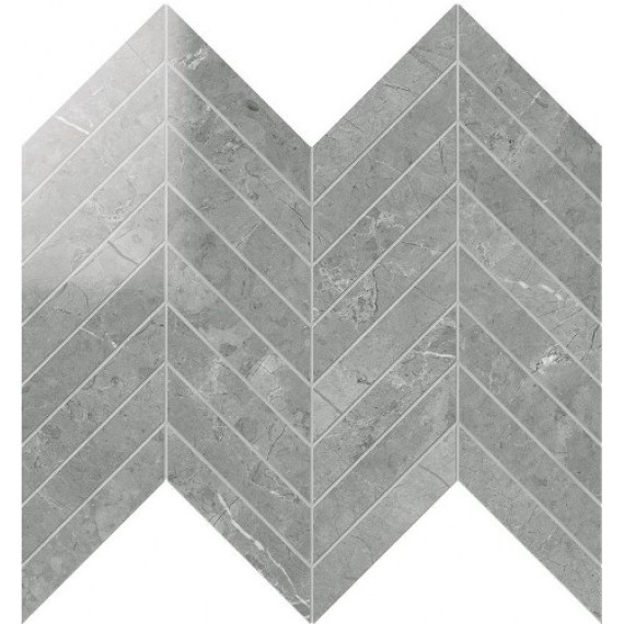 Мозаика IMP222L Chevron Lapp. Grigio Imperiale 24,7Х30