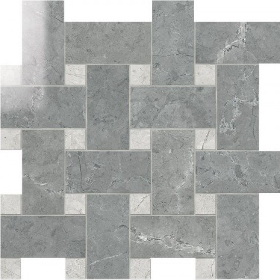 Мозаика IMP227L Intreccio Lapp. Grigio Imperiale 30Х30