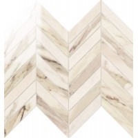 IMP332L Chevron Lapp. Calacatta Beige 24,7Х30