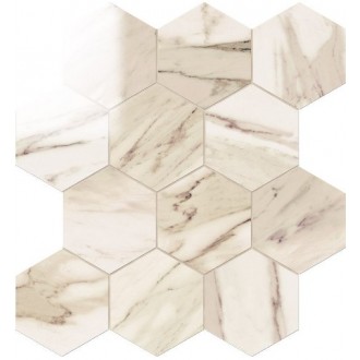 IMP333L Esagona Lapp. Calacatta Beige 29,1x25,2