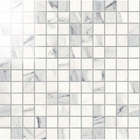Мозаика IMP884L Mosaico 2,5x2,5 Lapp. Calacatta Bianco 30Х30