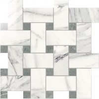 IMP887L Intreccio Lapp. Calacatta Bianco 30Х30
