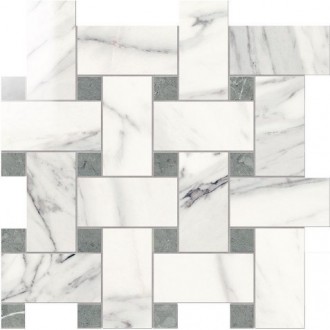 IMP887L Intreccio Lapp. Calacatta Bianco 30Х30