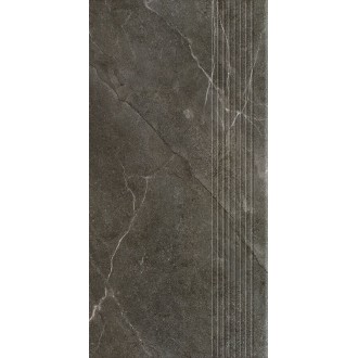 Ibis Antracite Stopnica Prosta Mat 30x60