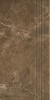 Ibis Brown Stopnica Prosta Mat 30x60
