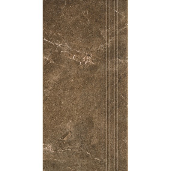 Керамическая плитка Ibis Brown Stopnica Prosta Mat 30x60