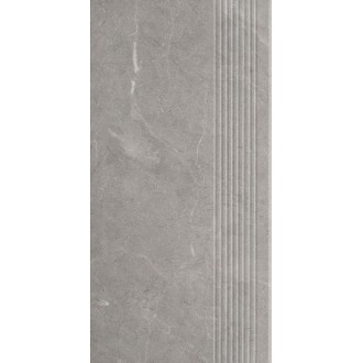 Ibis Grys Stopnica Prosta Mat 30x60