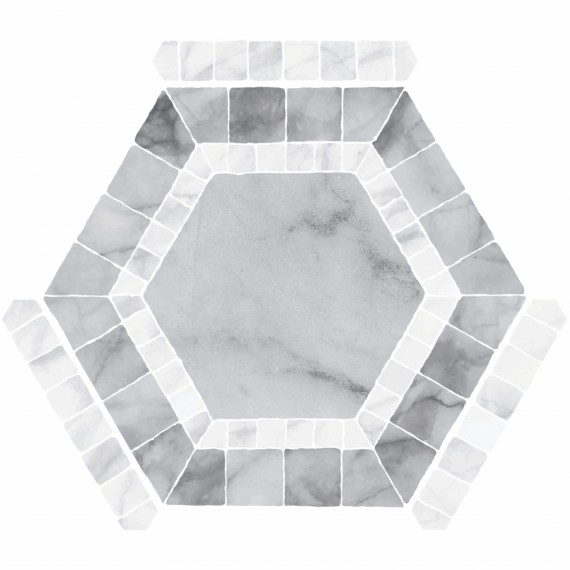 Керамогранит Ibiza Grey 22x25