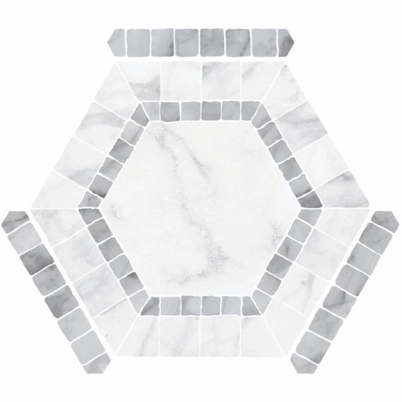 Керамогранит Ibiza White 22x25