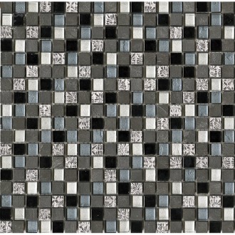 Imperia Mix Silver Blue Blacks 29.8x29.8