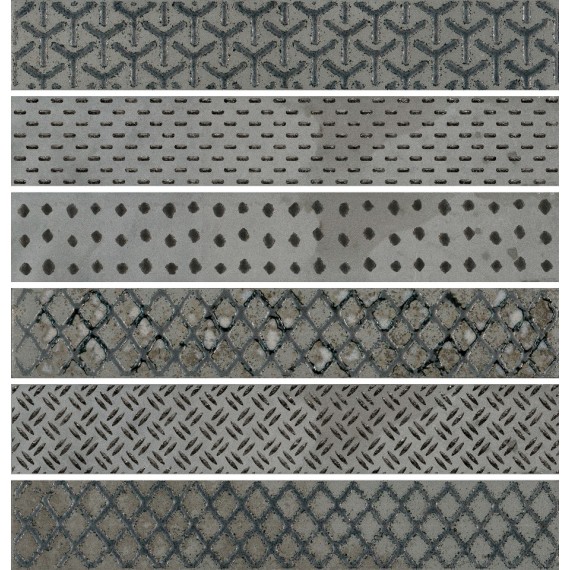 Керамогранит J88202 Oxyd Light Grey 6.1*37