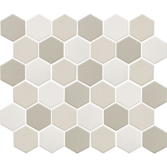 Мозаика JMT31955 Мозаика Hexagon small LB Mix Antid. 32.5х28.2х6