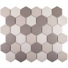 JMT55221 Hexagon small Grey Mix Antislip. 32.5х28.2х6