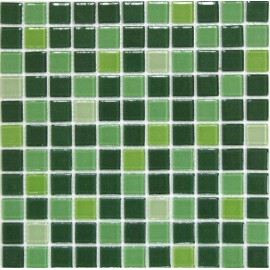 Мозаика Jump Green №1 (dark) Растяжки 25*25 300*300
