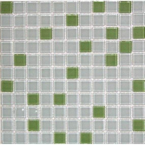 Мозаика Jump Green №8 (light) Растяжки 25*25 300*300