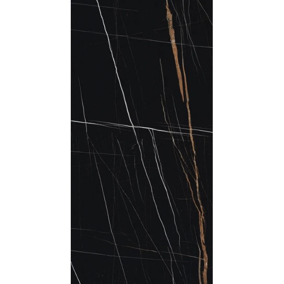 Керамогранит K-1004/MR Marble Trend Nero Dorato 600x1200x10