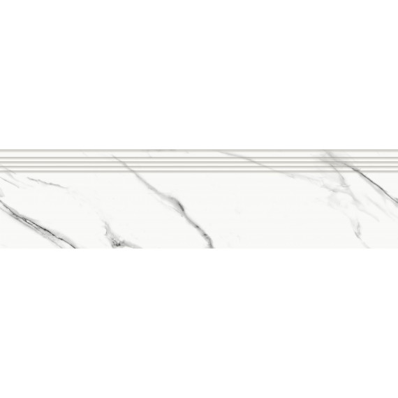 Керамогранит K-2020/MR/st01 Ступень Butik White 300x1200x10