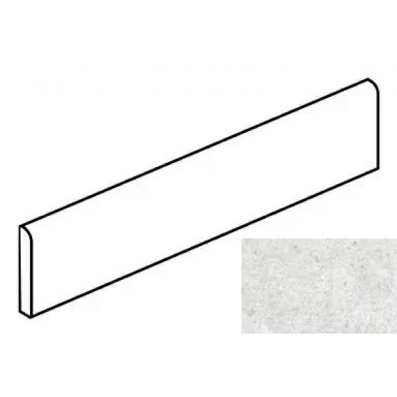 Керамогранит K-2060/MR/p01 Плинтус Monochrom Белый 76x1200x10